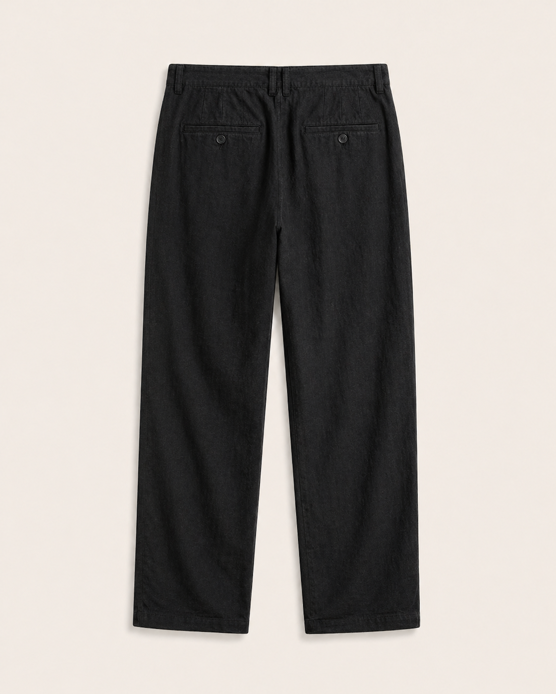 Pantastic Linen-Cotton Pants — Black