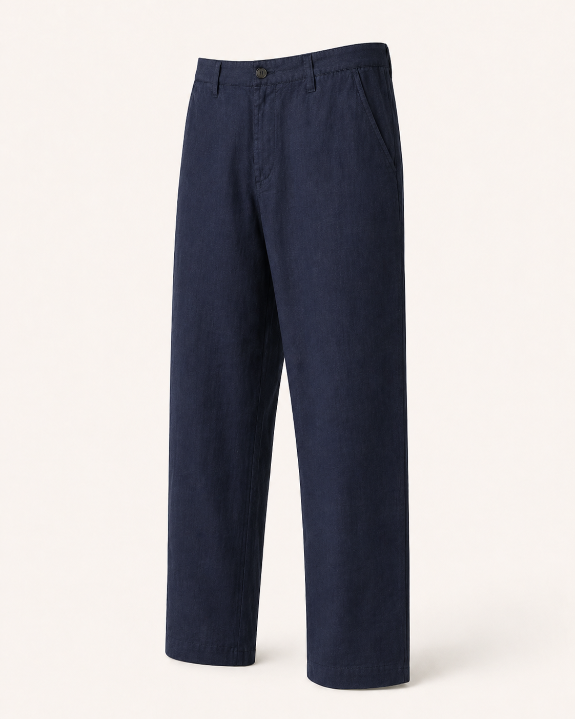 Pantastic Linen-Cotton Pants — Deep Navy