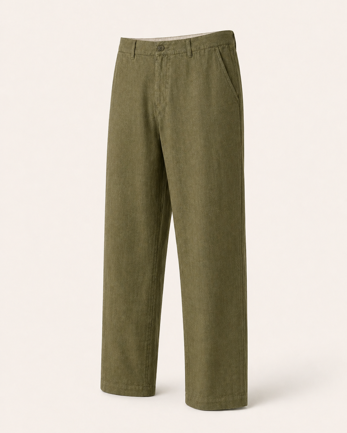 Pantastic Linen-Cotton Pants — Olive