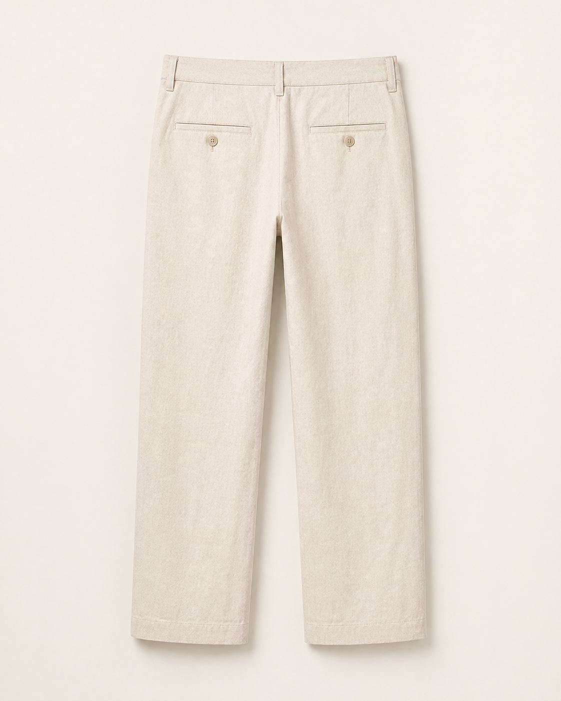 Pantastic Linen-Cotton Pants — Natural Off-white
